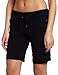 Danskin Women's Essentials Bermuda Short, Black, Large