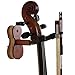 Muse Musical Wood Violin Hanger Hardwood Home & Studio Wall Mount Violin Hanger - Rosewood color