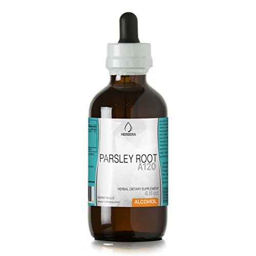 image for HerbEra Parsley Root A120 Alcohol Herbal Extract Tincture, Organic Par