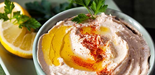 Tarazi All Natural Tahini | Non-GMO, All Natural, Made From 100% Premium Sesame Seeds, Made in California, Kosher | 8 Pound Jar