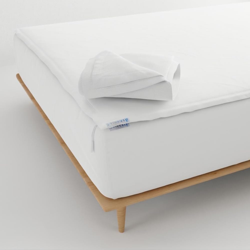QuickZip Fitted Plus Spare Bundle: 1 Fitted Sheet (Base + Zip Sheet) & 1 Zip Sheet - Easy to Change, Won’t Pop Off - Soft Sateen 400 TC 100% Cotton - 15” Deep Pockets Twin Size Sheets – White