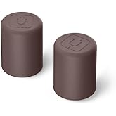 BrüMate Magnetic Straw Caps | Silicone Straw Topper 2-pack | Dust & Dirt Resistant | Compatible with All Era and Resa Tumblers (Java)