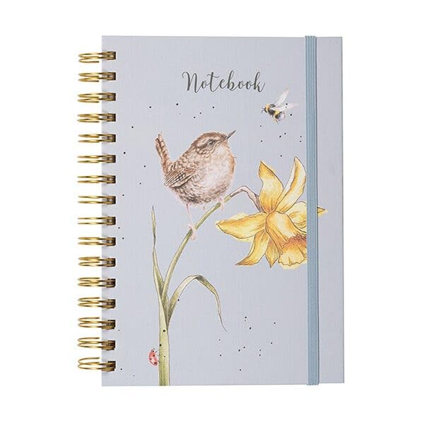 Wrendale Designs by Hannah Dale - The Birds and The Bees Illustrated Spiral Bound Lined Notebook - A5
