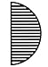 Aura outdoor products Half Moon Cast Iron Reversible Grate for Large Big Green Egg or Any 18 Inch Ceramic Grill
