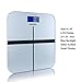 Digital Body Weight Scale,SKYROKU Bathroom Scale with Extra Large LCD Display and Step-On Technology, 400 Pounds