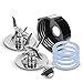 Replacement Parts Compatible with Oster Blender Ice Blades 4980 4961 Gasket Coupling Stud Slinger Pin Kit for Oster & Osterizer Blender Accessories Fit Oster Blender 7 10 16 Speed