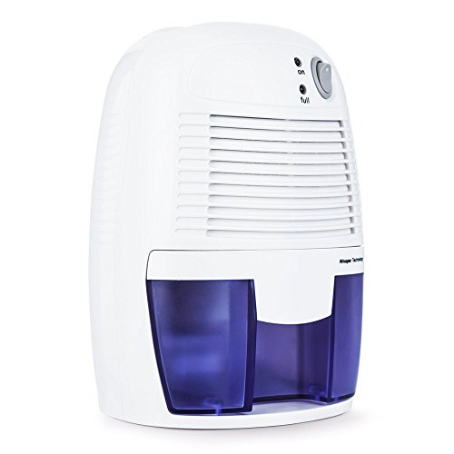 The perseids 500ml Mini Dehumidifiers for Home Air Electric Compact Ultra Quiet Portable Dehumidifiers for Damp Condensation Window,Wardrobe, Bedroom, Bathroom, Caravan, Laundry (500ml)