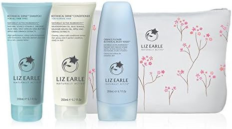Liz Earle Rise and Shine Trio Set Botanical Shampoo Conditioner Body Wash