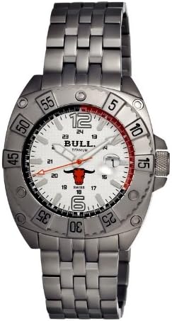 Bull Titanium Men's Swiss Quartz Movement and Bracelet Watch(Model: BULRO001)