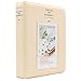 Ablus 64 Pockets Mini Photo Album for Fujifilm Instax Mini 7s 8 8+ 9 25 26 50s 70 90 Instant Camera & Name Card (64 Pockets, Beige)