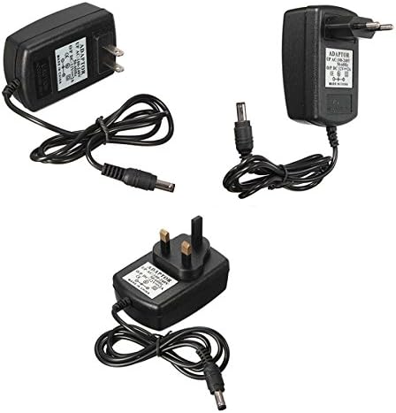 AC DC 12V 2A Power Supply Adapter Charger For CCTV Security Camera (Random: Adaptor)