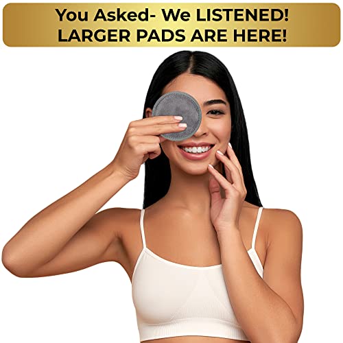 10 Extra Large Reusable Cotton Pads for Face Microfiber Cloth