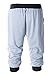 SoEnvy Men's Casual Harem Training Jogger Sport Short Baggy Pants (Small,Light Gray)