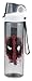 Vandor Marvel Deadpool 24 Ounce Tritan Sport Bottle, Red/Black