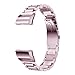 Oitom Stainless Steel Bands Compatilbe with Fitbit Charge 2,Premium Stainless Steel SS Metal Replacement Watch Band Strap for Smart Fitness Watch(Sakura Pink)