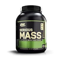 Optimum Nutrition Serious Mass Gainer Protein Powder, Chocolate, 6 Pound