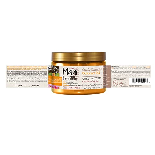 Maui Moisture Curl Quench + Coconut Oil Hydrating Curl Smoothie, Creamy
