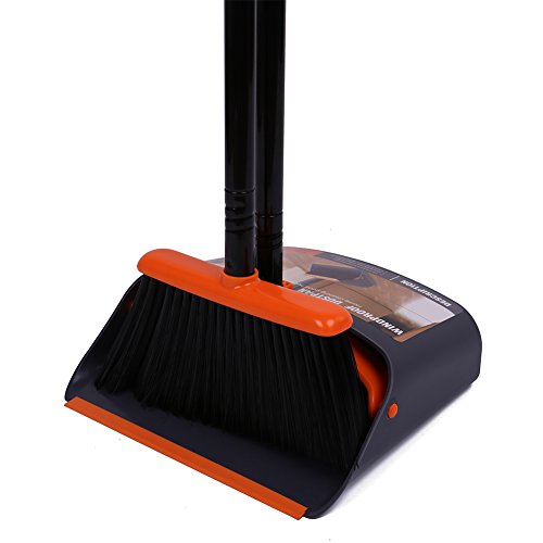 image for TreeLen Broom and Dustpan Set Dust pan With Lobby Broom/Dustpan Combo 