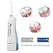 BROADCARE Rechargeable Water Flosser Powerful Pulsation Oral Irrigator with 0.02 Inches Ultra Fine Water Flow Model BC-2005(White)
