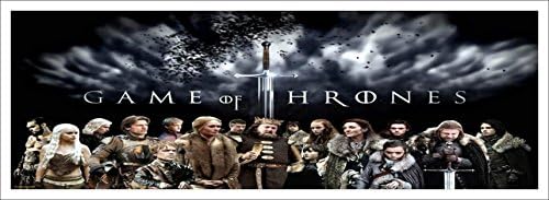 GAME OF THRONES wall decal Poster for Room (WIDE 50" X 17" INCH) D8