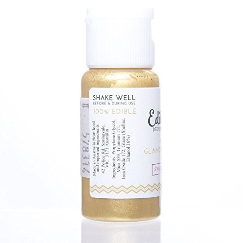 Yolli Edible Art Decorative Paint Glamorous Gold 15ml