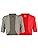 Grey Melange / Light Red