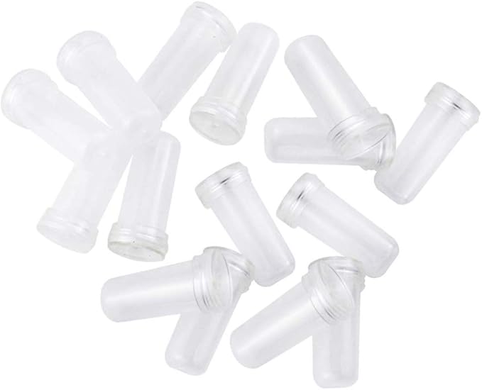 50 Pieces Flower Water Tubes Clear Plastic Floral Tubes
