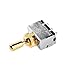 JD.Moon Metal Electric Guitar 3 Way Box Toggle Switch for Les Paul with Brass Tip (Gold)