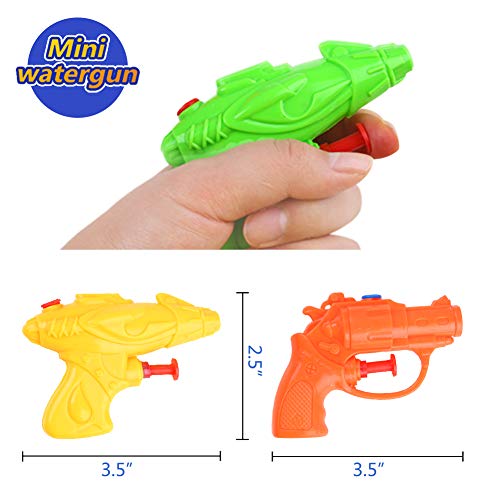 DomeStar Mini Water Gun, 12PCS Water Blaster Squirt Gun Water Soaker Water Fight Toys for Swimming Pool Beach Sand