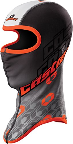 Castle X Team Sublimated Snowmobile Winter Balaclava (Black/Orange)
