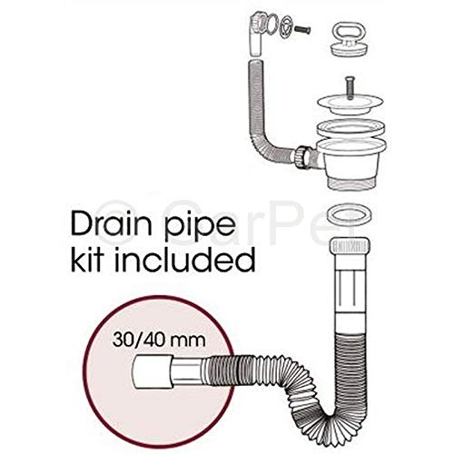 Waschbecken Set Ausgussbecken Kunststoff Werkstatt Keller Garten Waschtisch – Bild 8
