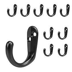 NearMoon Coat Hooks Wall Mounted - Heavy Duty Metal