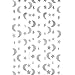 WEVEN Silver Glitter Moon Star Paper Garland, Twinkle Star and Moon Banner Hanging Party Decorations for Wedding, Thanksgiving, Baby Shower, Birthday Party, 20 Feet in Total