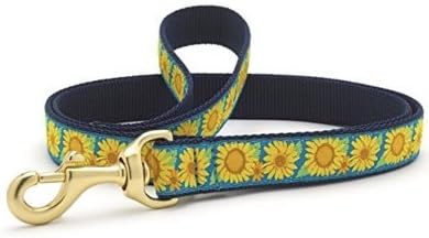 sunflower dog collar and leash
