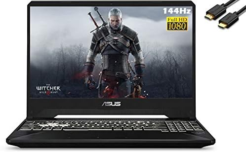 ASUS TUF FX505GT-AB73 15.6" FHD 1080p 144Hz IPS Gaming Laptop (Intel Core i7-9750H, GeForce GTX 1650, 16GB DDR4, 512GB PCIe SSD) Backlit, Wi-Fi, Windows 10 Home, IST Computers HDMI Cable 1 ASUS TUF FX505GT-AB73 15.6" FHD 1080p 144Hz IPS Gaming Laptop (Intel Core i7-9750H, GeForce GTX 1650, 16GB DDR4, 512GB PCIe SSD) Backlit, Wi-Fi, Windows 10 Home, IST Computers HDMI Cable