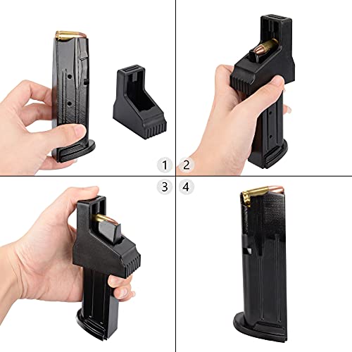 Ideagle Magazine Speed Loaders, 2 Pack Magazine Loader for Most Double Stack 9mm Pistol Mag