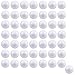 50 Pcs White Foam Balls, Kissbuty 20mm (0.79 inch) Craft Foam Balls Polystyrene Craft Balls Art Decoration Styrofoam Balls for DIY Art Craft, School Projects and Party Decorations