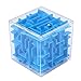 Maze Cube, Forthery 3D Magic Cube Puzzle Box Sequential Puzzles as Christmas Gift Birthday Gift (Blue)