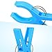 IPOW 12 Pack Updated Towel Clips Plastic Jumbo Size,4 Fun Bright Colors for Beach Chairs or Pool Lounges,Heavy Duty Clips to Keep Your Towels,Clothes,Quilt,Blanket from Blowing Away or Sliding Down