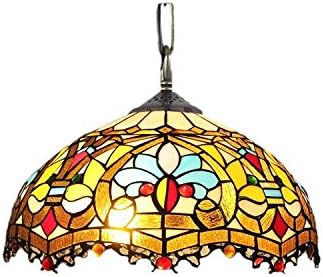 FUMAT Tiffany Pendant Lamp Elegant Designs Lambs Shade Dining Room Lights