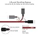 USB Type C Cable,YouCoulee 3 Pack 3.3Ft 6.6Ft 10Ft USB C Cable Nylon Braided Long Cord USB Type A to C Fast Charger for Samsung Galaxy S9 S9+ Note8 S8+, Apple Macbook, LG G6 V20, Pixel, Nexus 6P (Red)