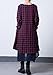 Mordenmiss Women's New Plaid Layers Irregular Hem Dress (1X, Blue)