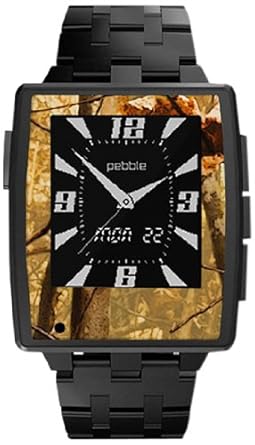 Slickwraps Wraps/Skins for Pebble Steel Smartwatch for iPhone and Android - Retail Packaging - Nature Camo