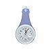 UPIT Water Drop Shape Water Resistance Clock Purple 10.5 x 4 x 21cm (4.13 x 1.57 x 8.27 inch)