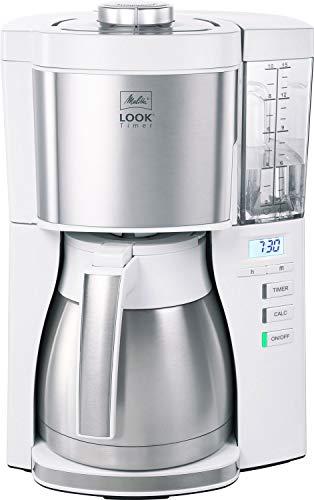 Melitta 6768988 1025-17 Filter-Kaffeemaschine mit Thermo-Kanne und Timerfunktion, 1080, abnehmbaren Wassertank und… – Bild 3