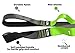 Stretching Strap with Loops - Non Elastic Stretch Band for Physical Therapy, Yoga Strap for Stretching Equipment, Stretch Bands for Exercise and Flexibility - Fascia, Hamstring & Leg Stretcher Belt