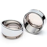 NEVERLAND 2 inches Chrome Visor-Style Turn Signal Bezels With Smoke Lens For Dyna Street Glide Road Softail Custom Cruiser