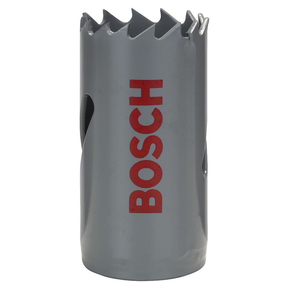 Bosch Professional 1x Hole Saw HSS Bi-metal for standard adapter (for various materials, Ø 27 mm, Accessory Rotary Drill)