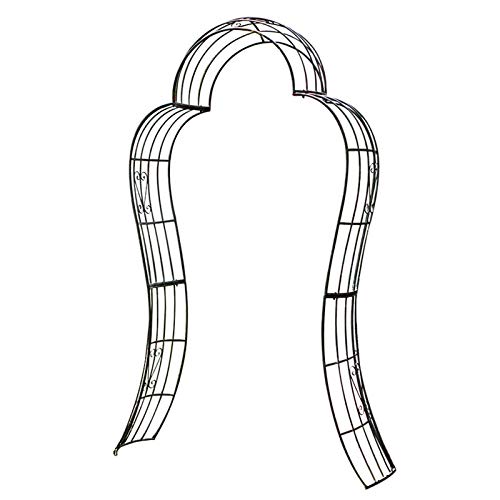 LBSY Rosenbogen aus Metall, Pergola Rose Arbor für Verschiedene Kletterpflanzen, Garten, Heavy Duty Hochzeitsfeier…