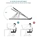 SAN LIKE Foldable Laptop Stand Laptop Riser,Ergonomic Tablet Holder with 6 Multi-Angle,Portable Carry Pouch for Laptop up to 15 Inchesthumb 1